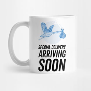 Special Delivery Arriving Soon Mug